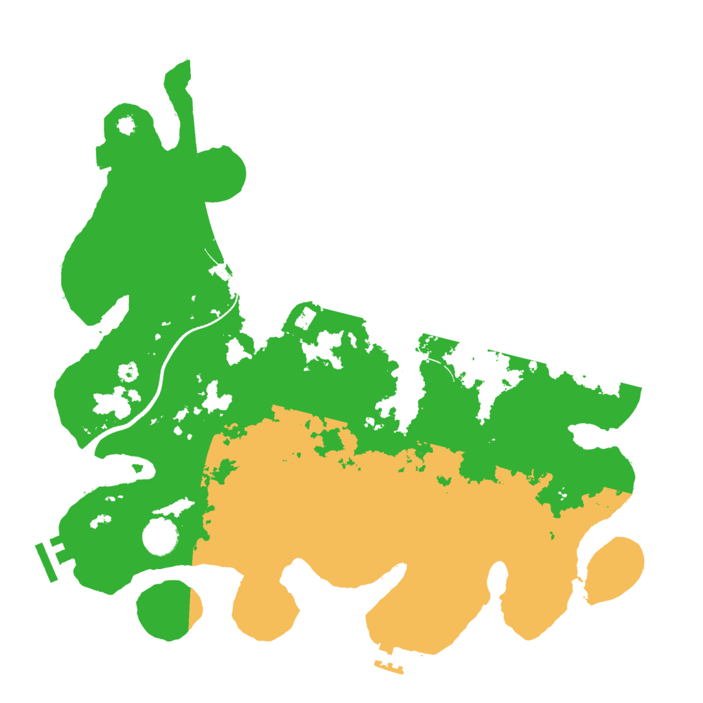 Biome Rust Map: Procedural Map, Size: 3500, Seed: 2680254