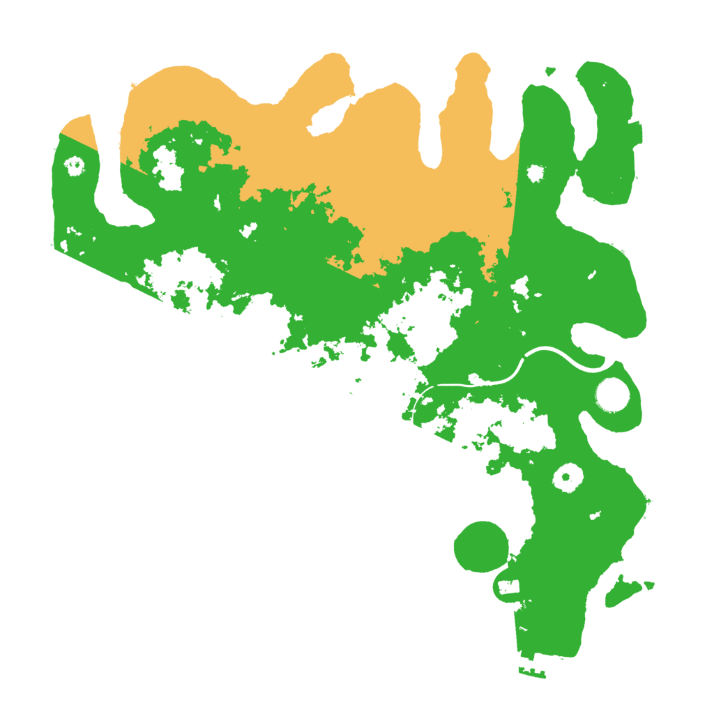 Biome Rust Map: Procedural Map, Size: 3700, Seed: 817842120