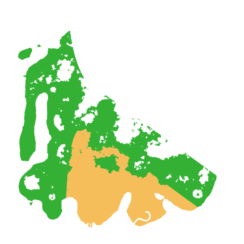 Biome Rust Map: Procedural Map, Size: 3800, Seed: 4350109