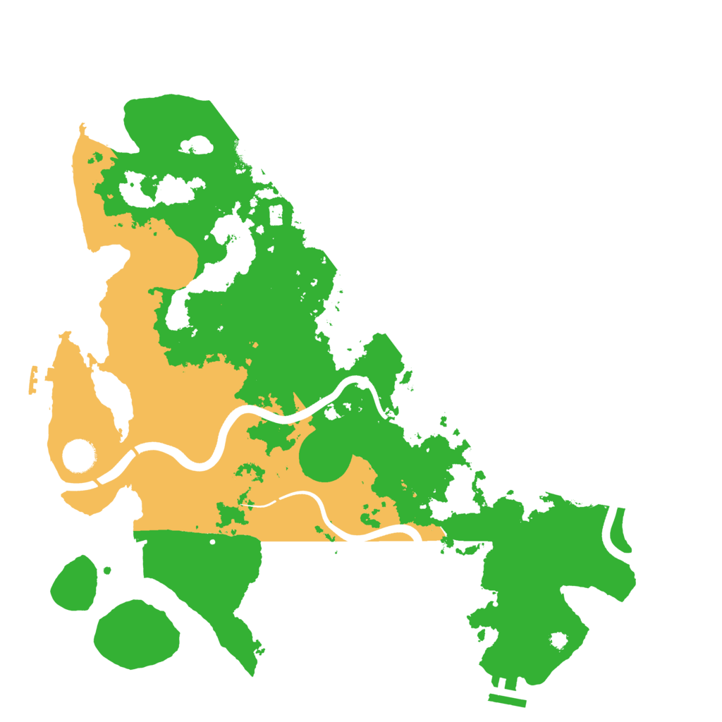Biome Rust Map: Procedural Map, Size: 3800, Seed: 1669491