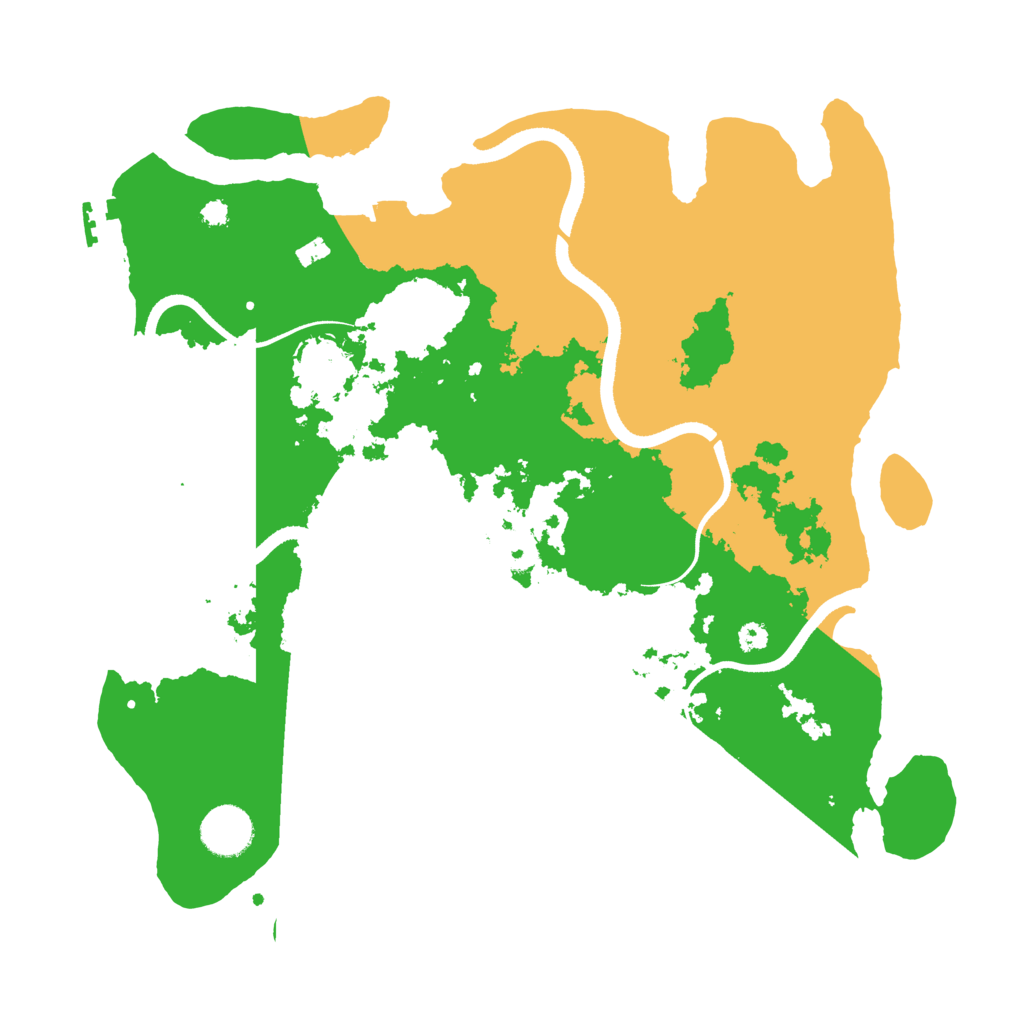 Biome Rust Map: Procedural Map, Size: 3500, Seed: 1915049