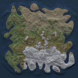 Thumbnail Rust Map: Procedural Map, Size: 4500, Seed: 81237254, 18 Monuments