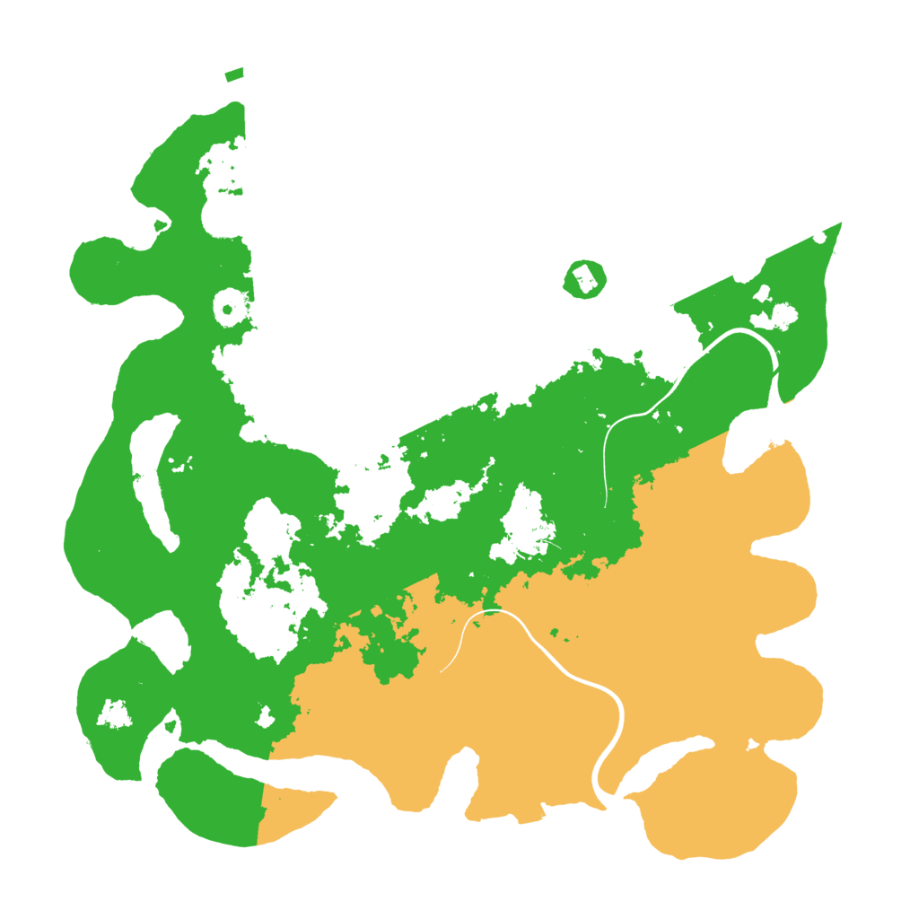 Biome Rust Map: Procedural Map, Size: 3800, Seed: 2019867