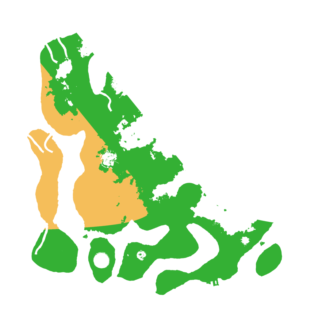 Biome Rust Map: Procedural Map, Size: 3500, Seed: 6148767