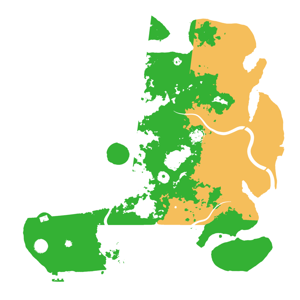 Biome Rust Map: Procedural Map, Size: 3800, Seed: 3990368