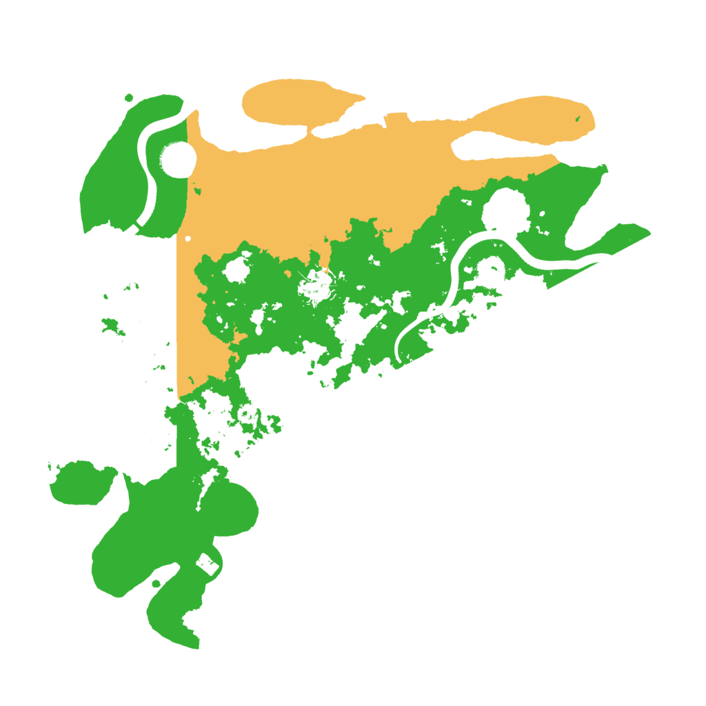 Biome Rust Map: Procedural Map, Size: 3500, Seed: 829556