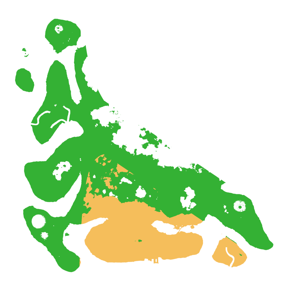 Biome Rust Map: Procedural Map, Size: 3800, Seed: 3379865