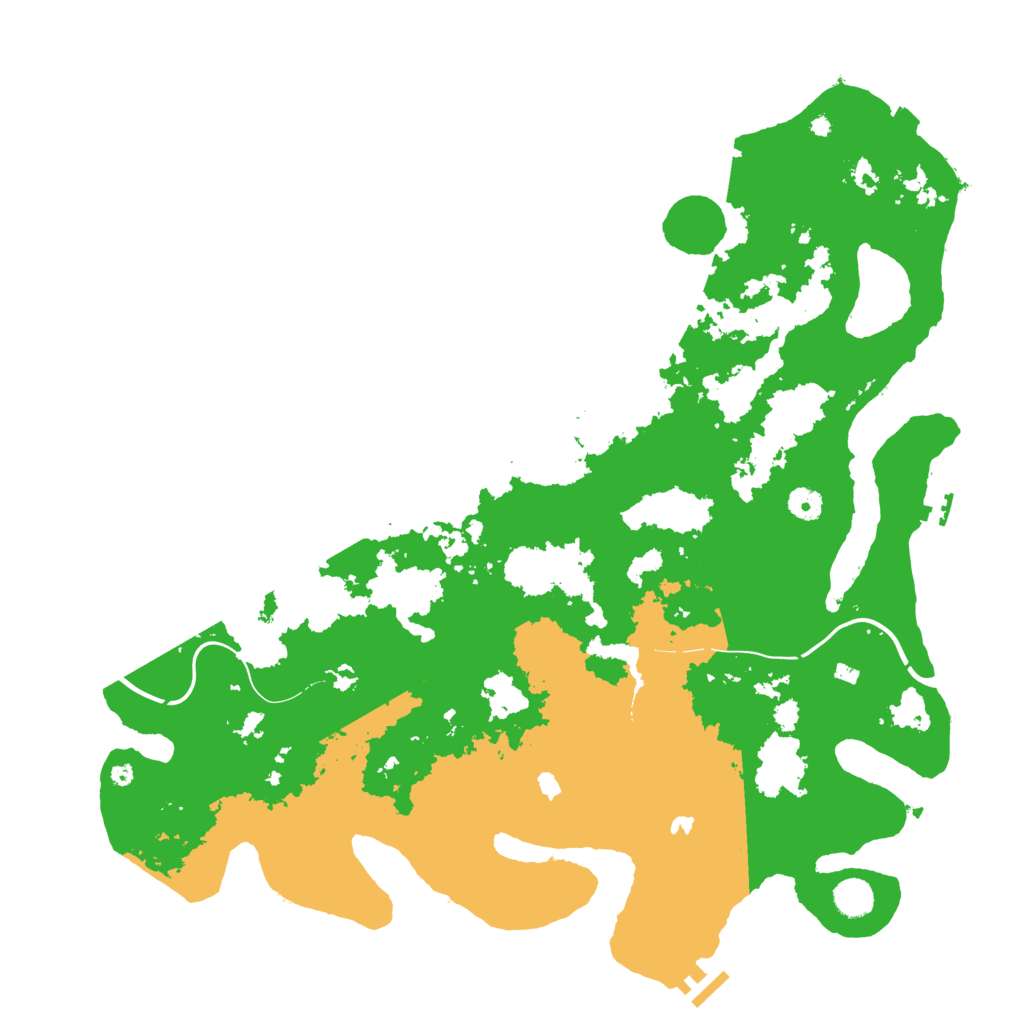 Biome Rust Map: Procedural Map, Size: 4600, Seed: 4600