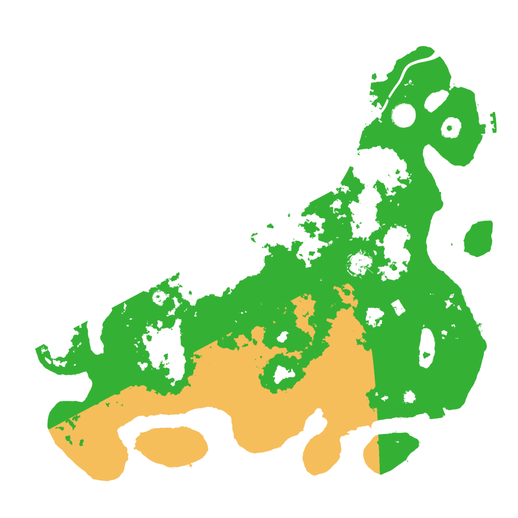 Biome Rust Map: Procedural Map, Size: 3800, Seed: 3064473