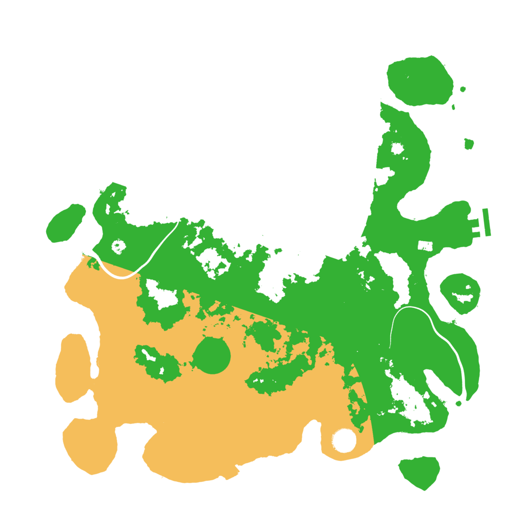 Biome Rust Map: Procedural Map, Size: 3800, Seed: 5329054