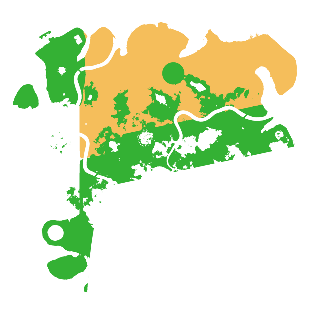 Biome Rust Map: Procedural Map, Size: 3800, Seed: 6383316