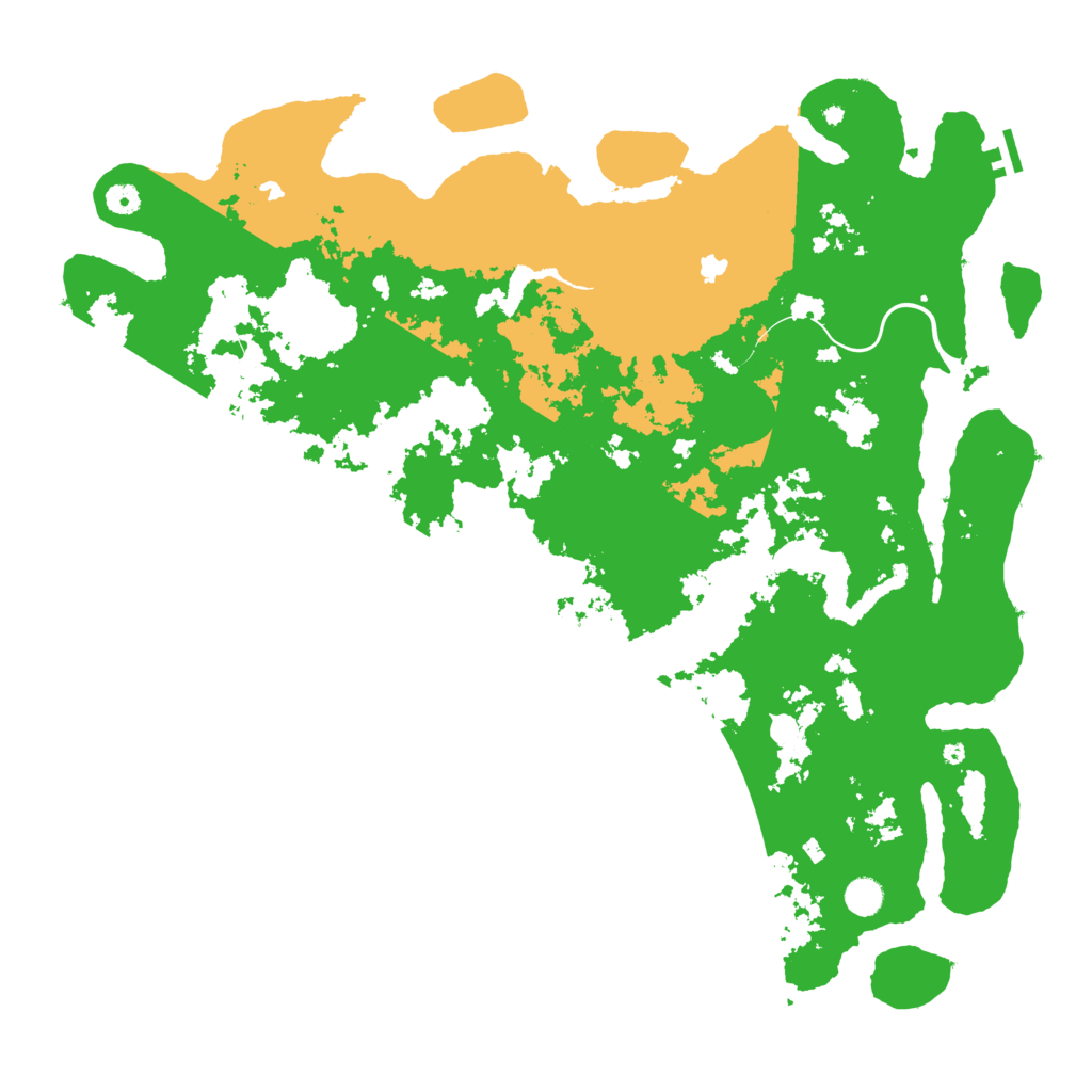 Biome Rust Map: Procedural Map, Size: 5000, Seed: 6839024