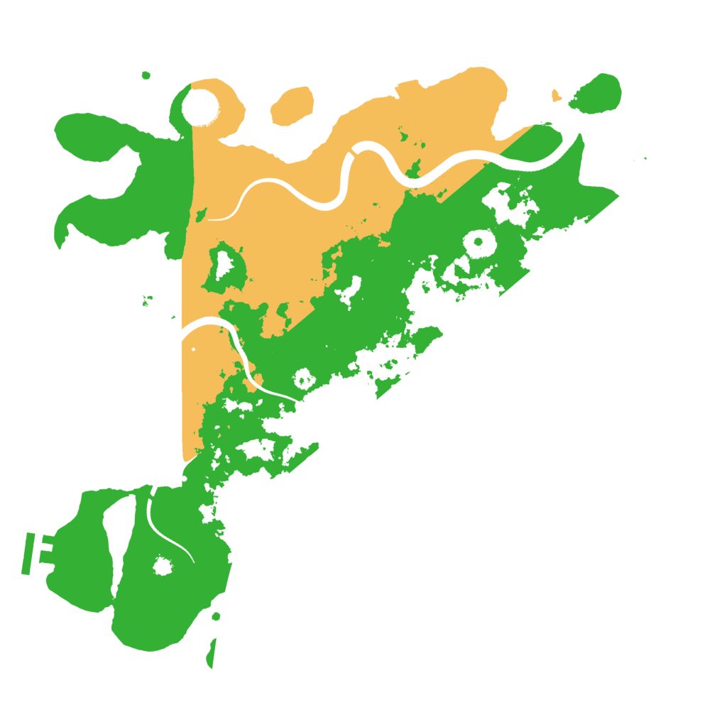 Biome Rust Map: Procedural Map, Size: 3500, Seed: 1987924039
