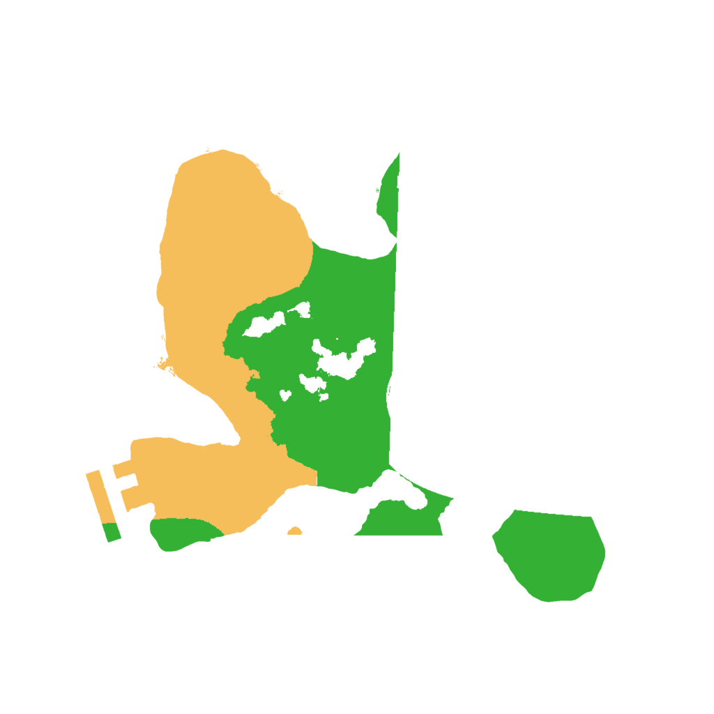 Biome Rust Map: Procedural Map, Size: 2000, Seed: 2500