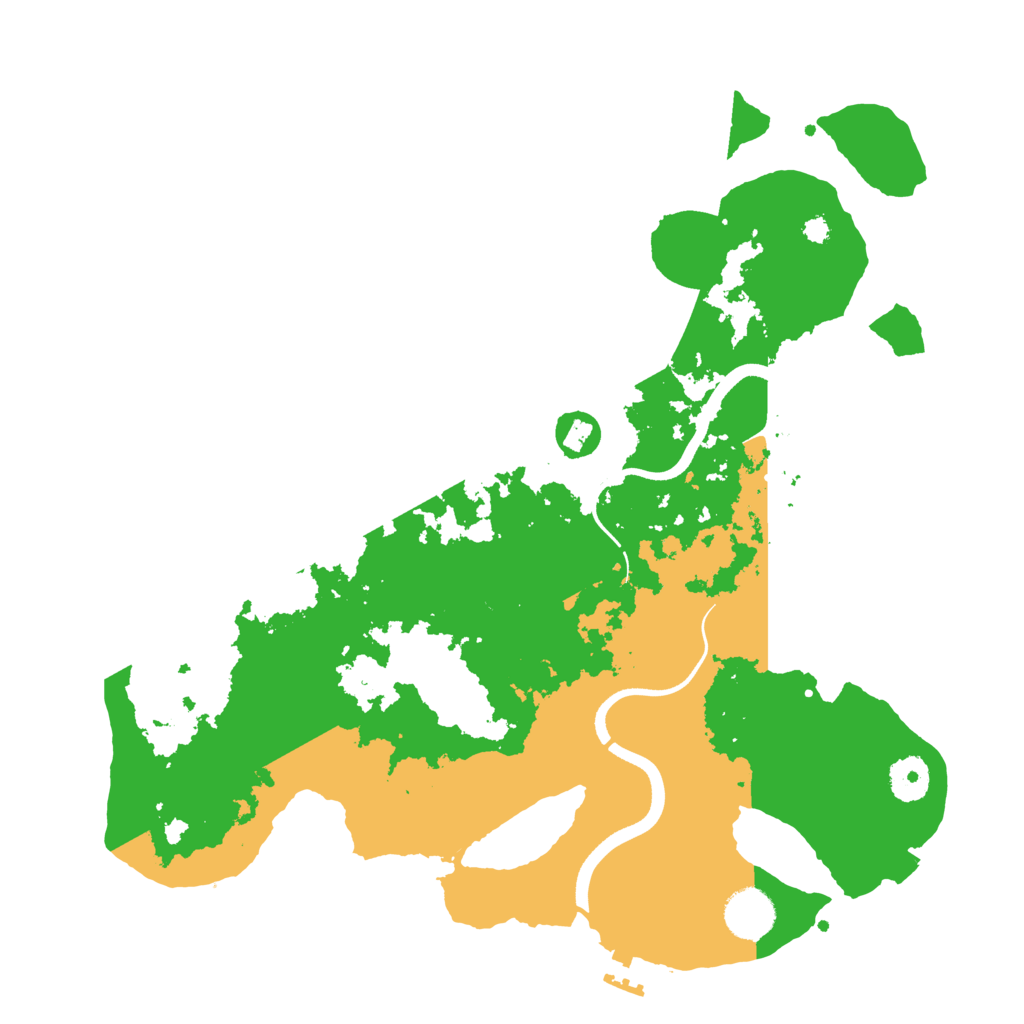 Biome Rust Map: Procedural Map, Size: 3600, Seed: 1526751344