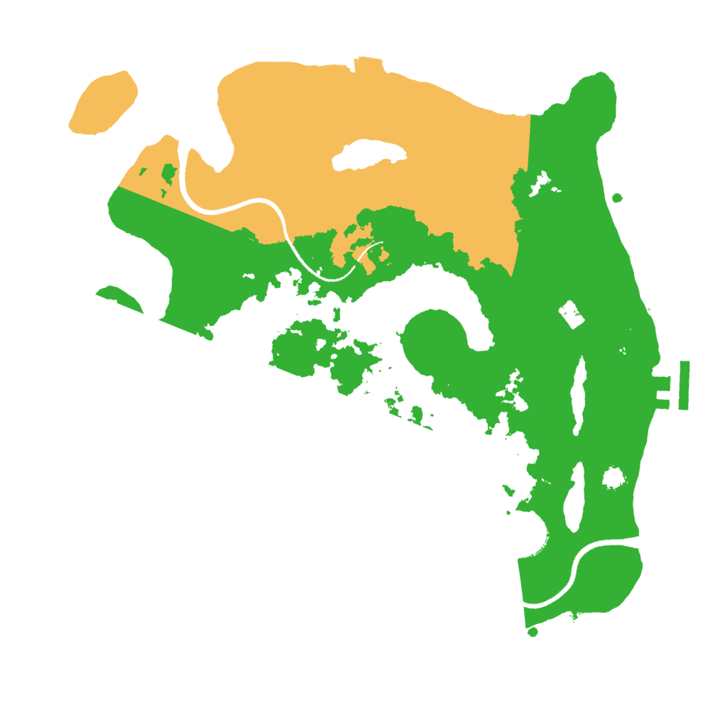 Biome Rust Map: Procedural Map, Size: 3000, Seed: 55225824