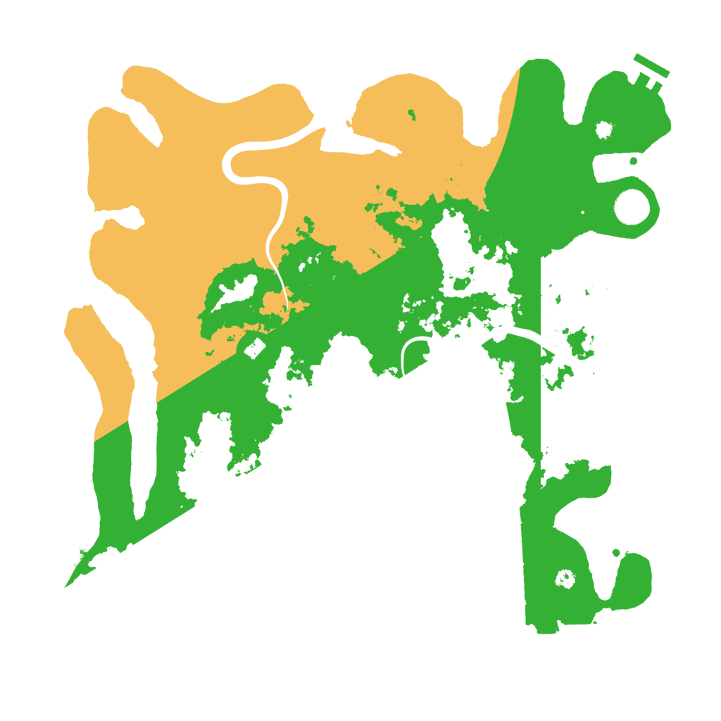 Biome Rust Map: Procedural Map, Size: 3800, Seed: 4675904