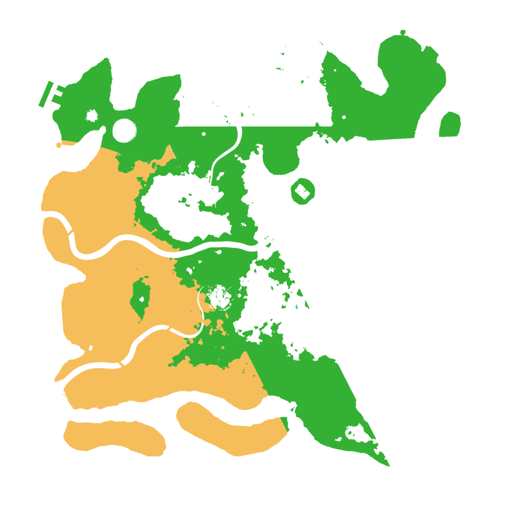 Biome Rust Map: Procedural Map, Size: 3800, Seed: 5528034