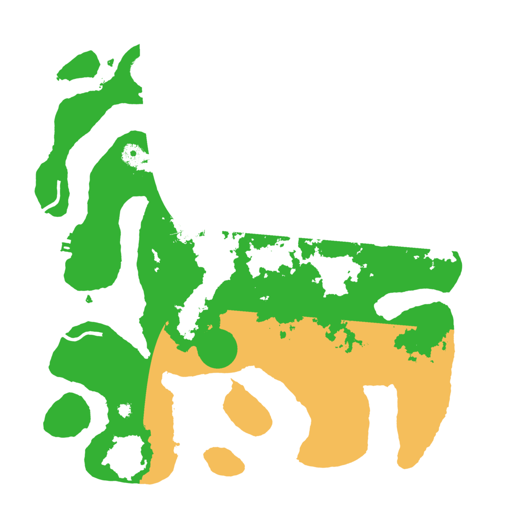 Biome Rust Map: Procedural Map, Size: 3500, Seed: 4656927