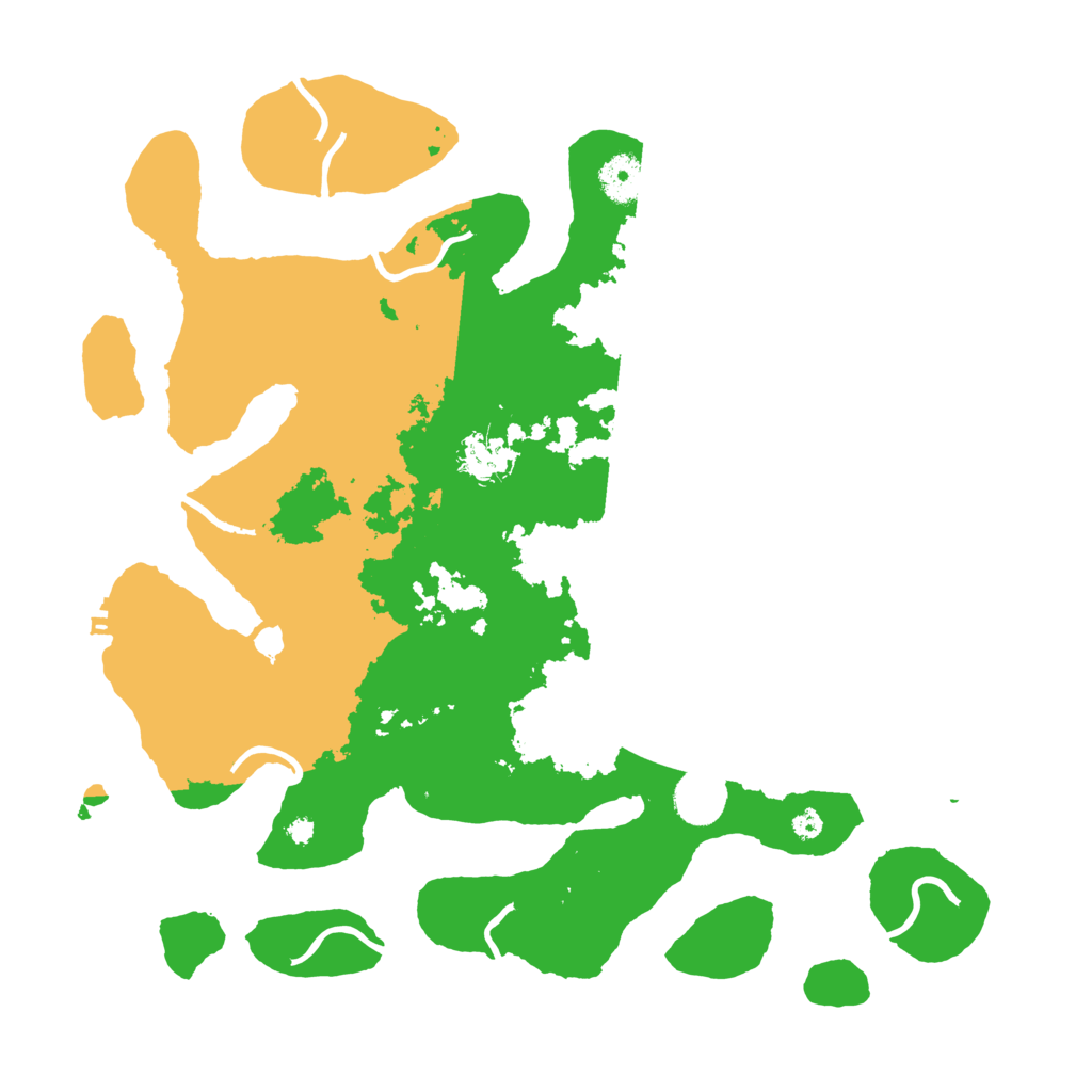 Biome Rust Map: Procedural Map, Size: 3800, Seed: 1408070