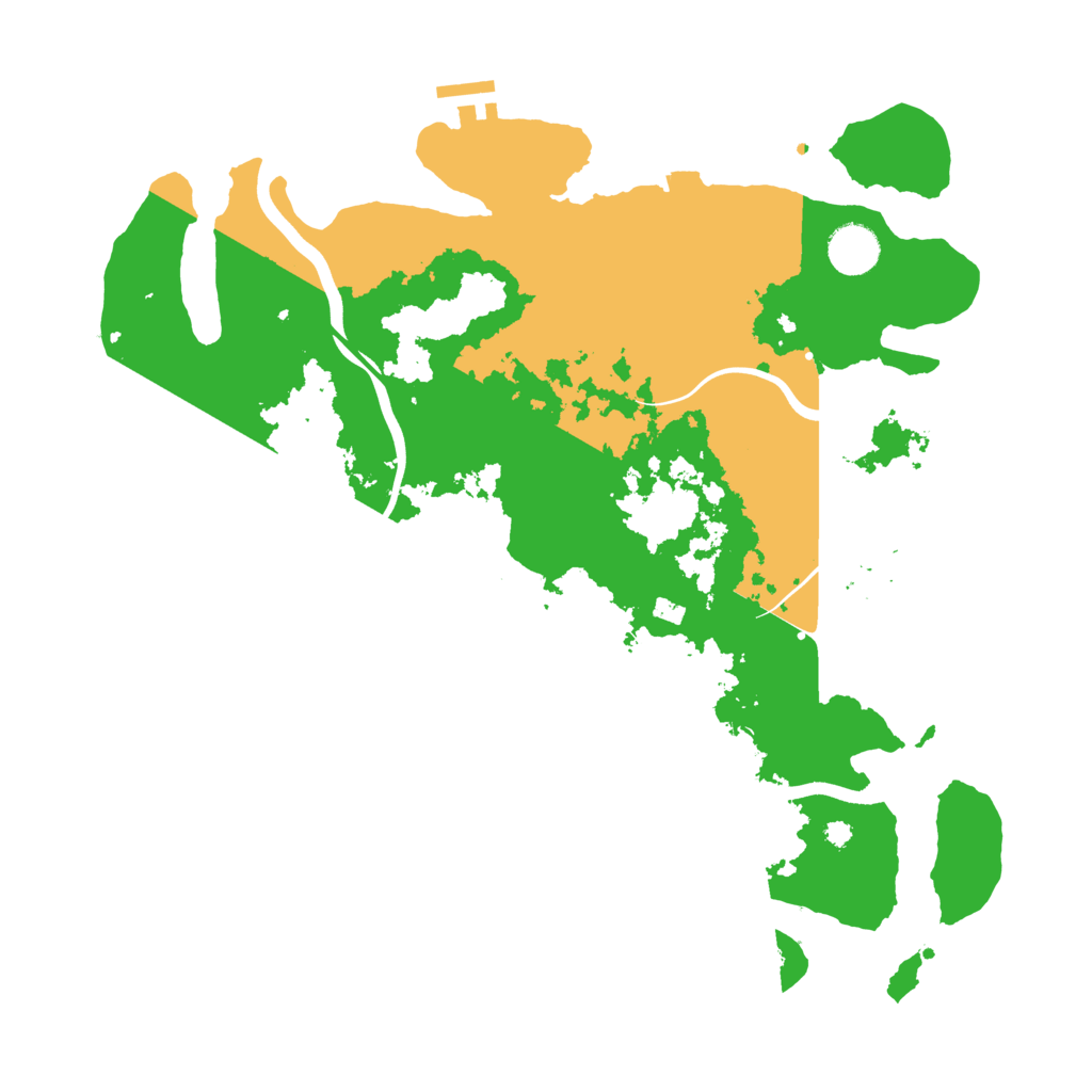 Biome Rust Map: Procedural Map, Size: 3800, Seed: 6168925