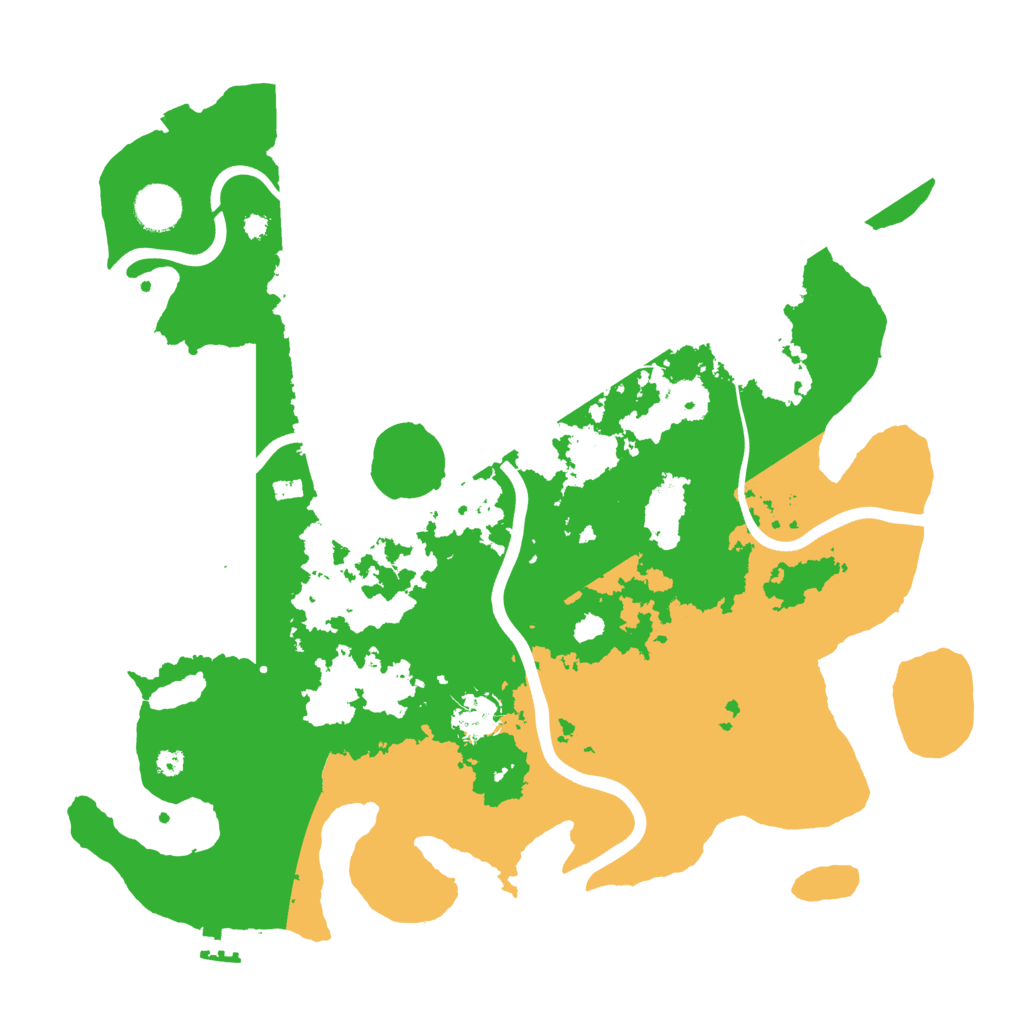 Biome Rust Map: Procedural Map, Size: 3800, Seed: 5734154