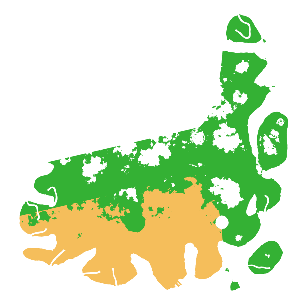 Biome Rust Map: Procedural Map, Size: 4250, Seed: 4184558