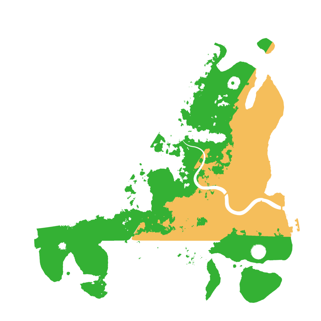 Biome Rust Map: Procedural Map, Size: 3800, Seed: 4564059