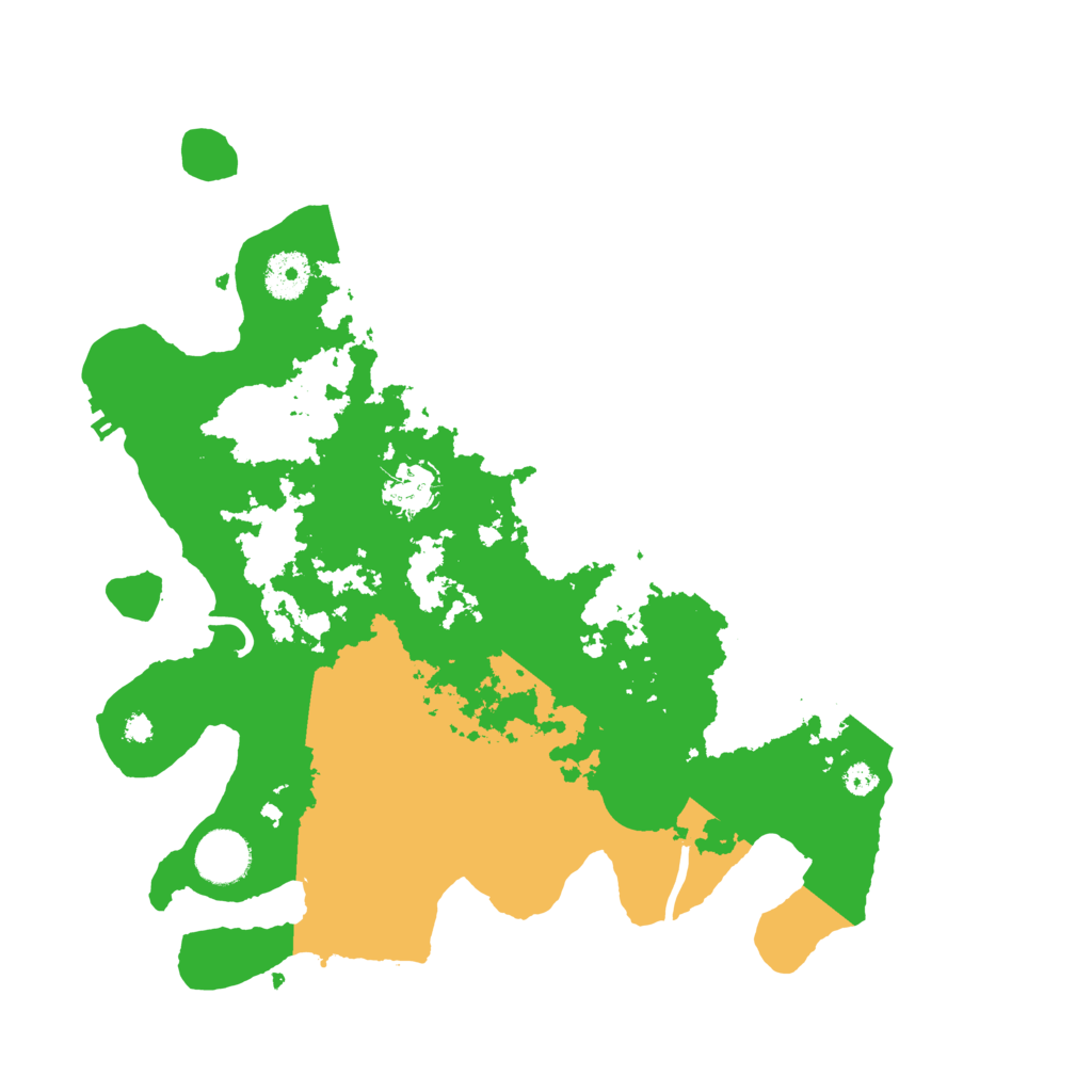 Biome Rust Map: Procedural Map, Size: 3500, Seed: 3109642
