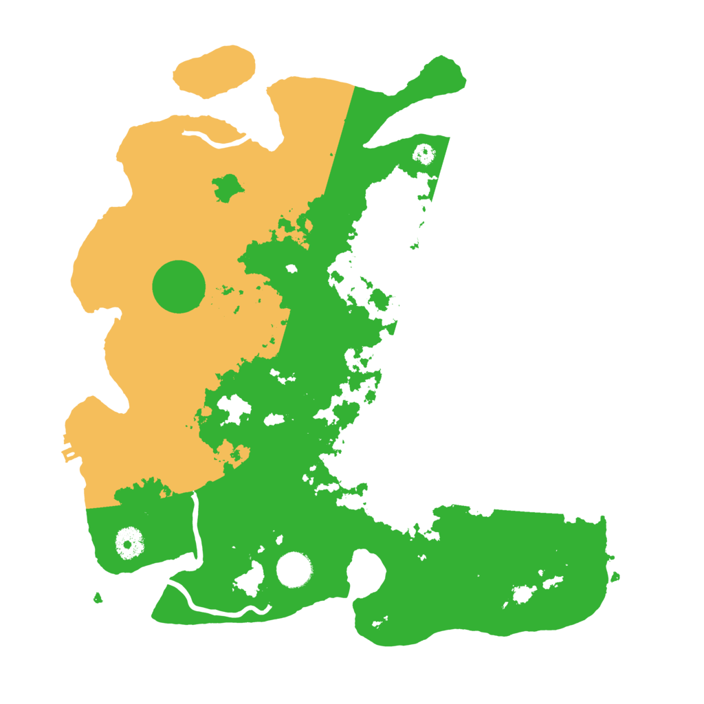 Biome Rust Map: Procedural Map, Size: 3500, Seed: 325932