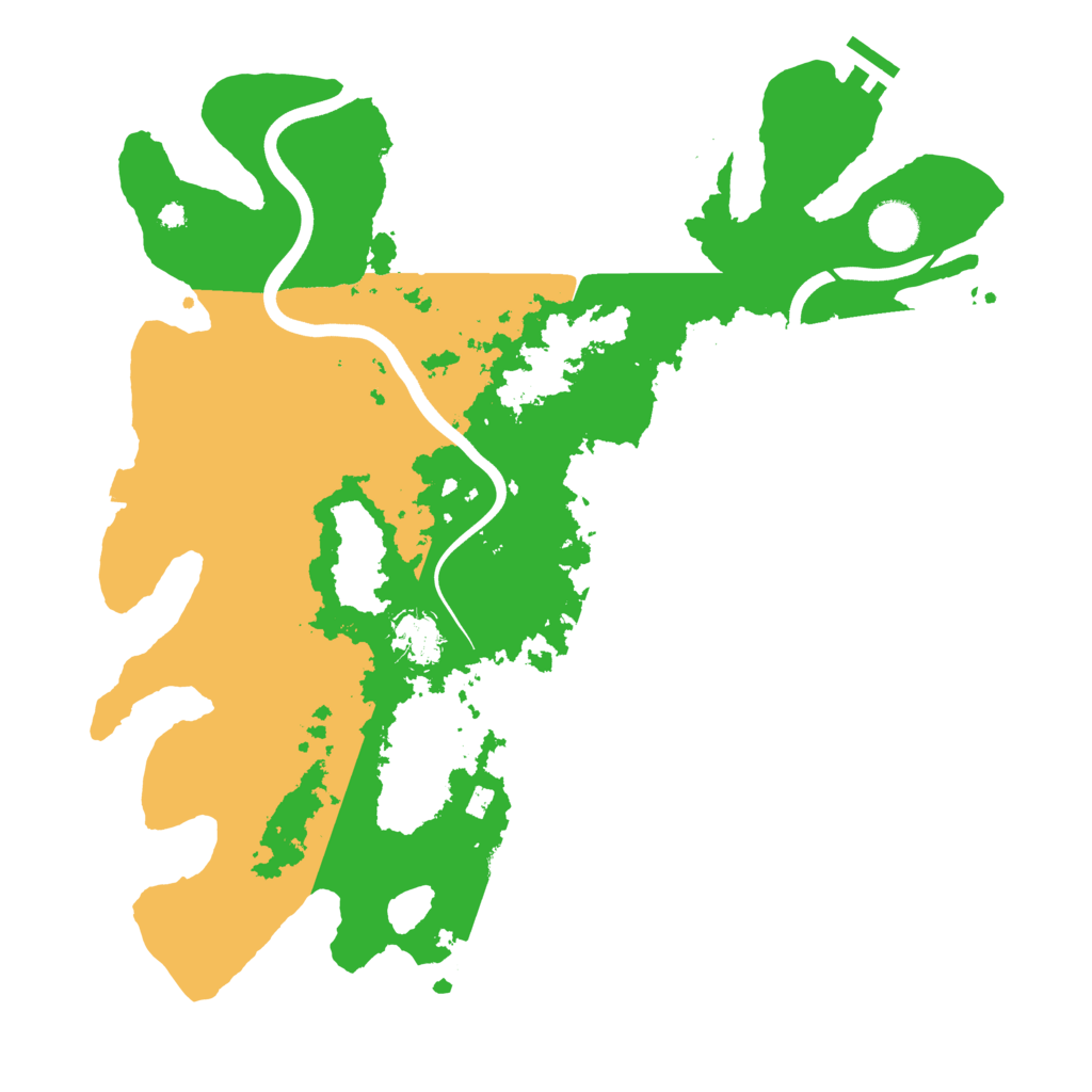 Biome Rust Map: Procedural Map, Size: 3800, Seed: 918676