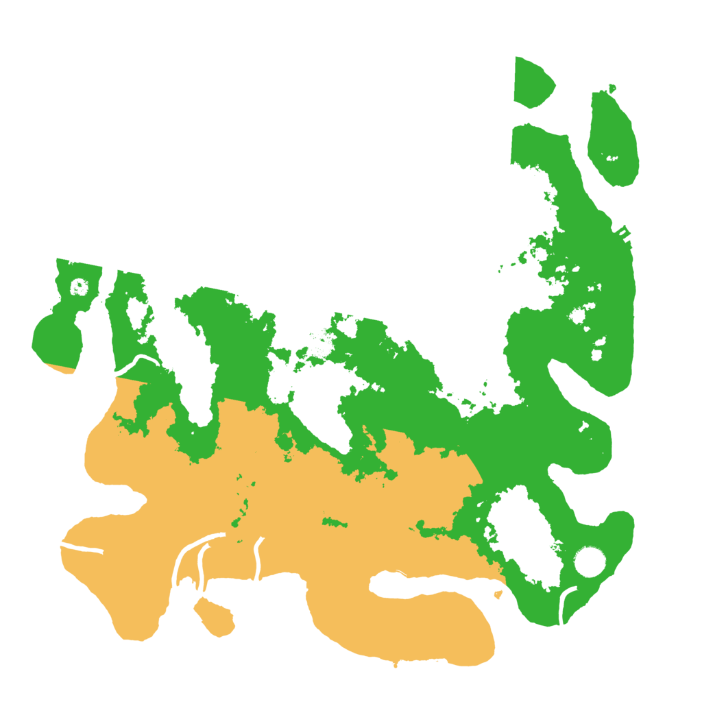 Biome Rust Map: Procedural Map, Size: 4000, Seed: 7122234