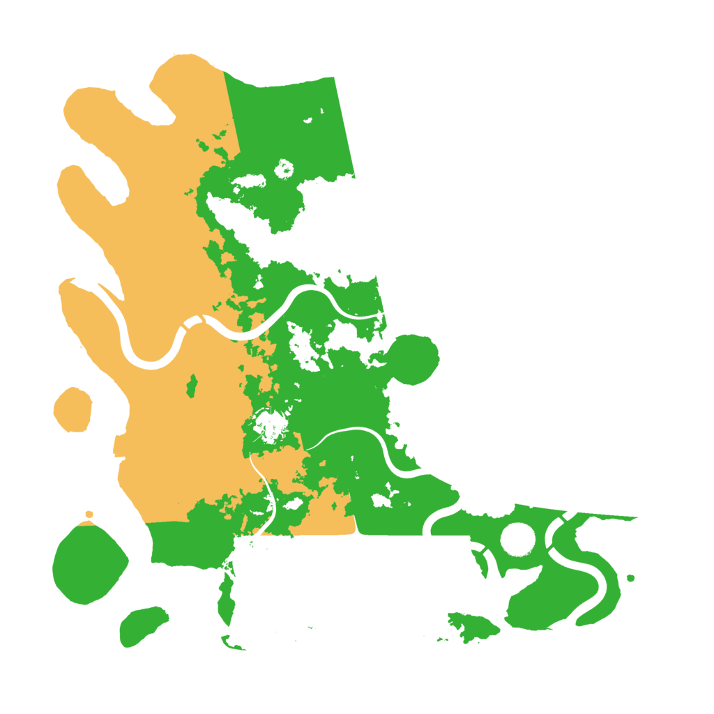 Biome Rust Map: Procedural Map, Size: 3800, Seed: 5619748