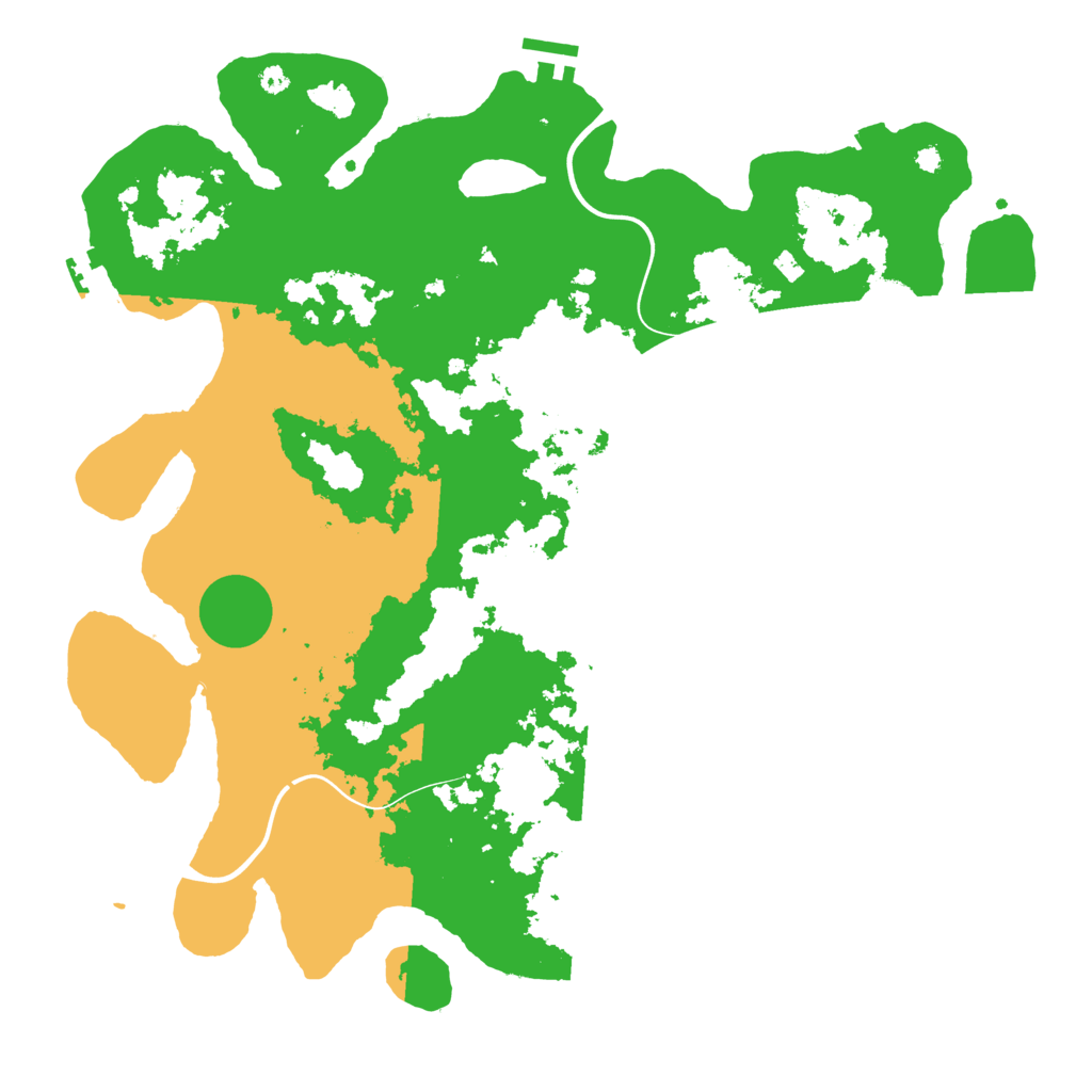 Biome Rust Map: Procedural Map, Size: 3950, Seed: 1058600616