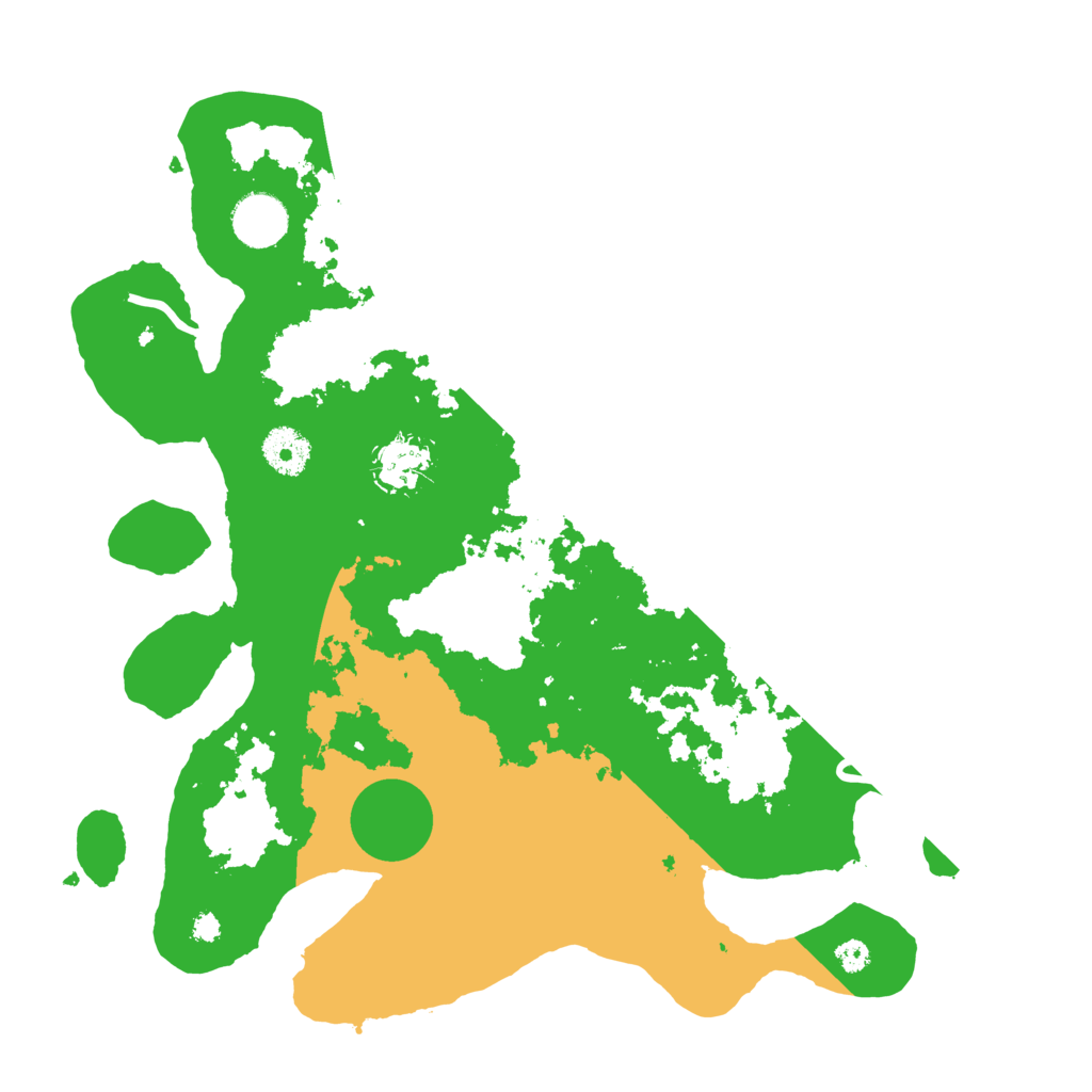 Biome Rust Map: Procedural Map, Size: 3500, Seed: 439174