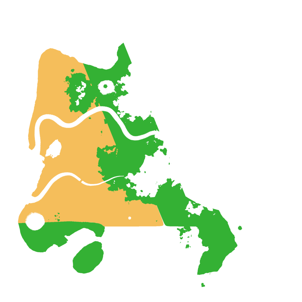 Biome Rust Map: Procedural Map, Size: 3000, Seed: 108249078
