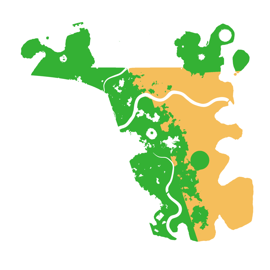 Biome Rust Map: Procedural Map, Size: 3800, Seed: 1497349