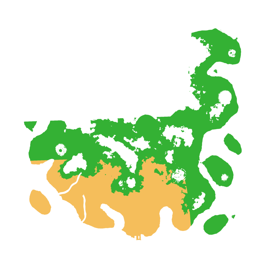 Biome Rust Map: Procedural Map, Size: 3500, Seed: 732052895