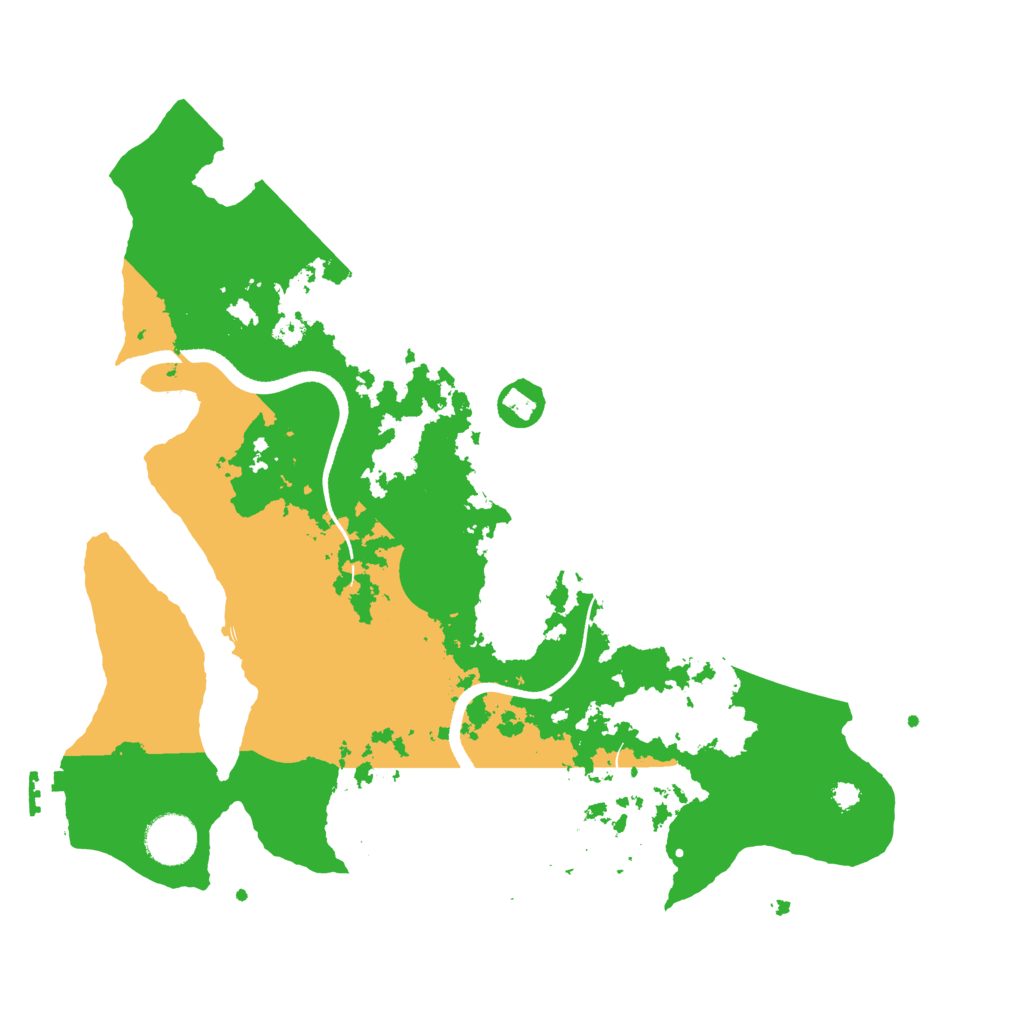 Biome Rust Map: Procedural Map, Size: 3500, Seed: 3016316