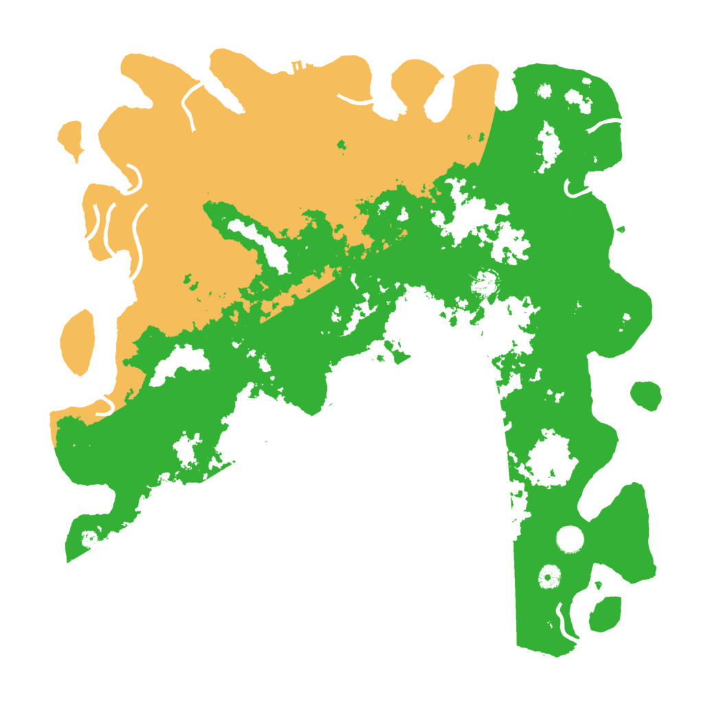 Biome Rust Map: Procedural Map, Size: 4500, Seed: 19550018