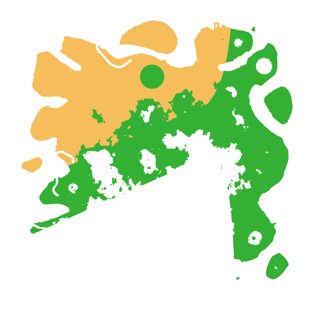 Biome Rust Map: Procedural Map, Size: 3500, Seed: 6052692