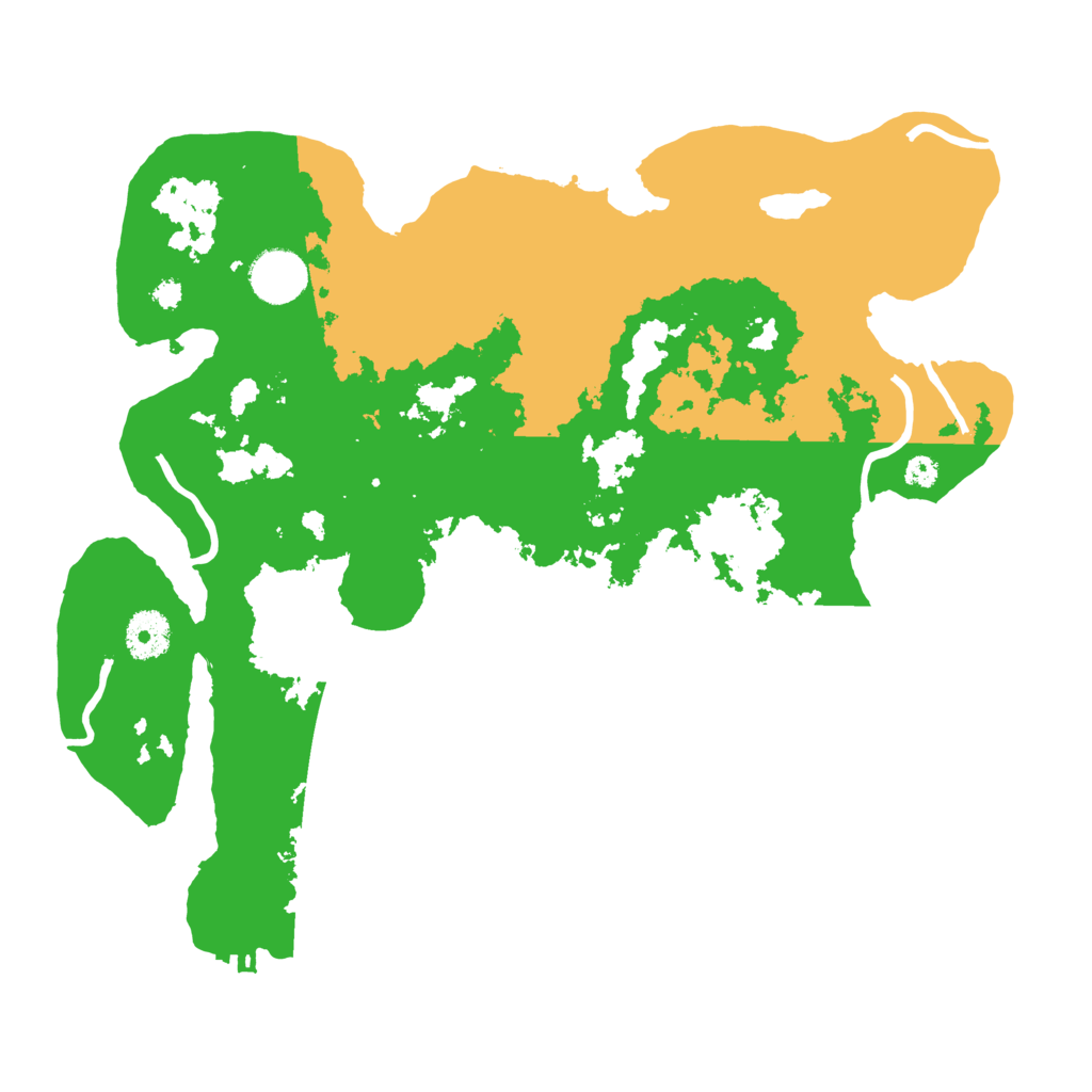 Biome Rust Map: Procedural Map, Size: 3500, Seed: 1267997