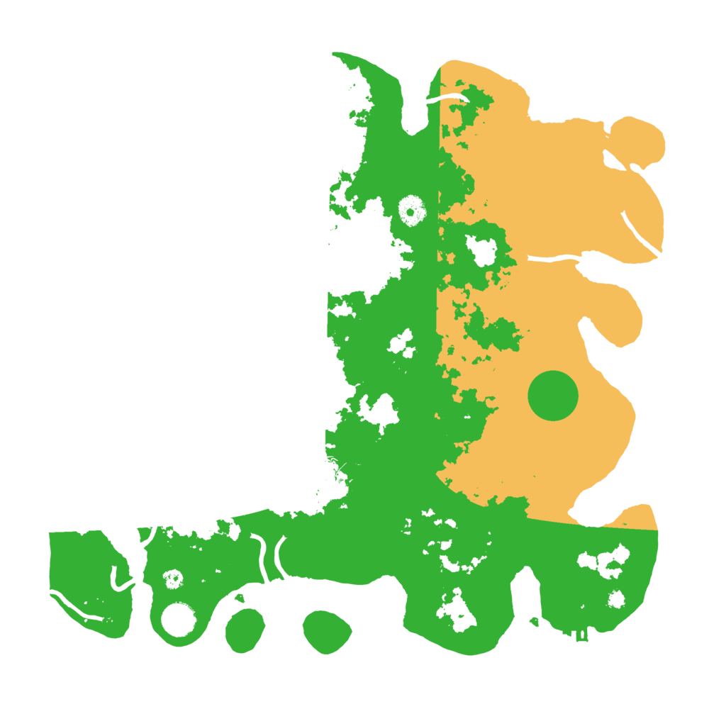 Biome Rust Map: Procedural Map, Size: 3800, Seed: 526591