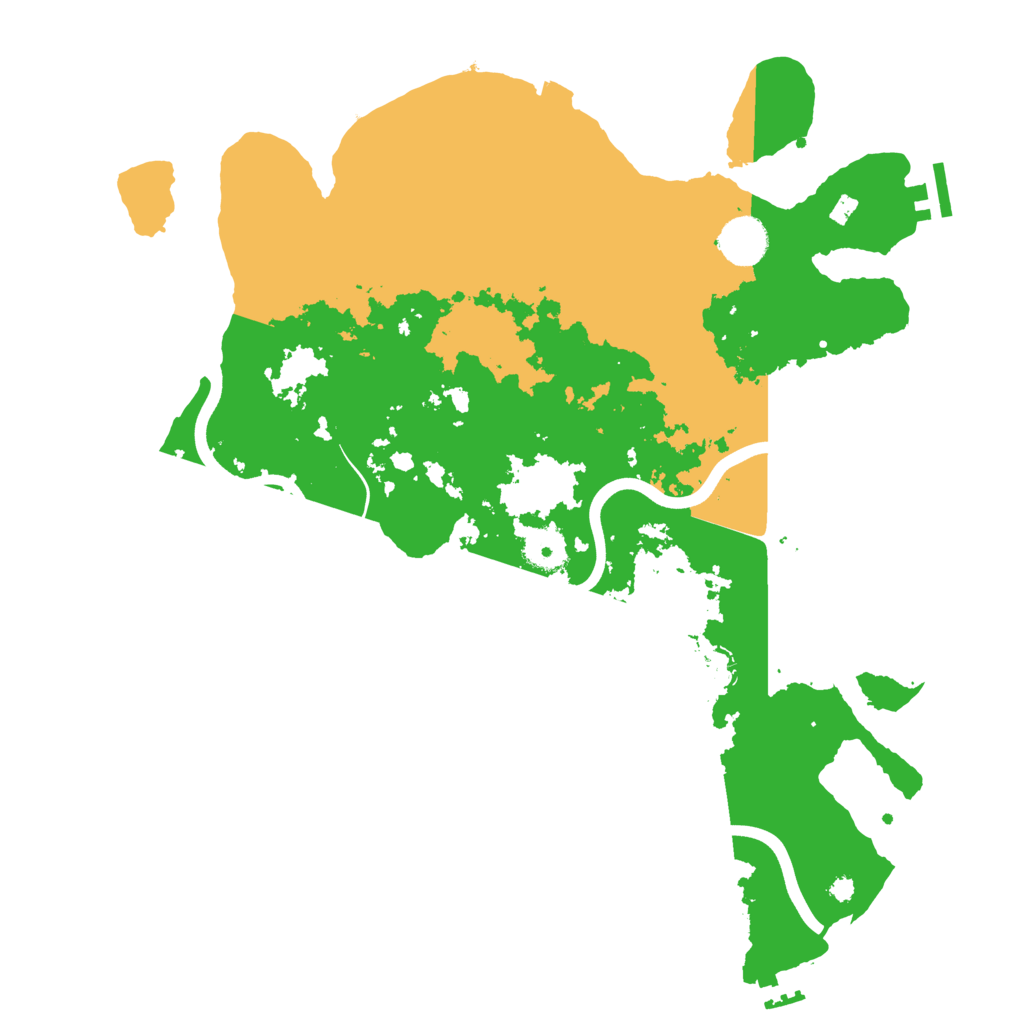 Biome Rust Map: Procedural Map, Size: 3800, Seed: 6231424
