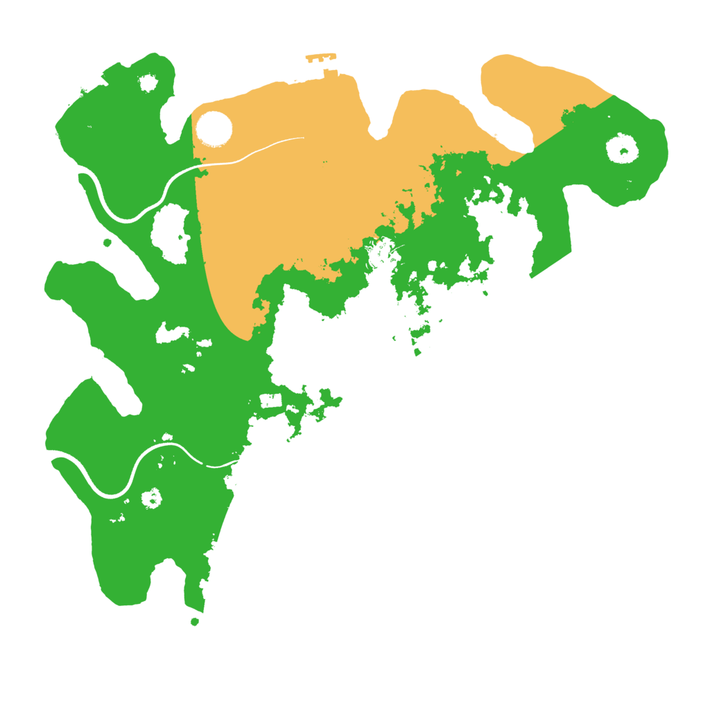 Biome Rust Map: Procedural Map, Size: 3550, Seed: 606386