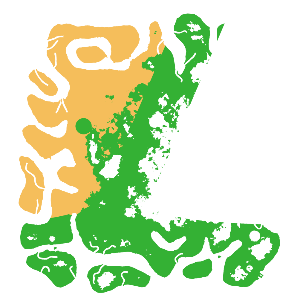 Biome Rust Map: Procedural Map, Size: 5000, Seed: 3579