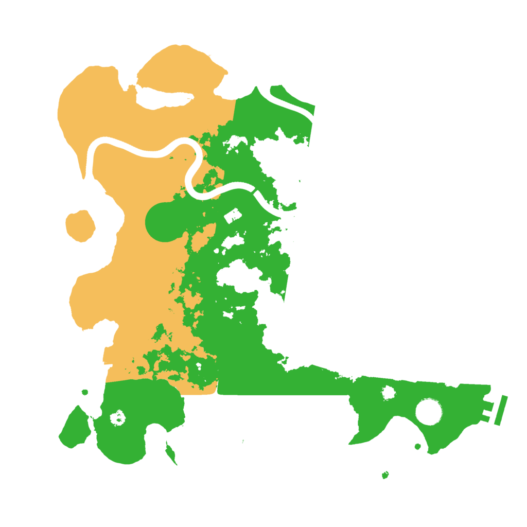 Biome Rust Map: Procedural Map, Size: 3500, Seed: 1980713