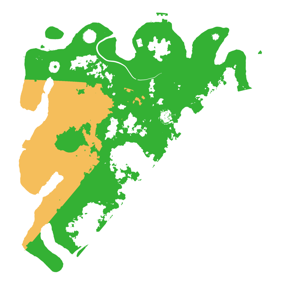 Biome Rust Map: Procedural Map, Size: 3950, Seed: 2046481776
