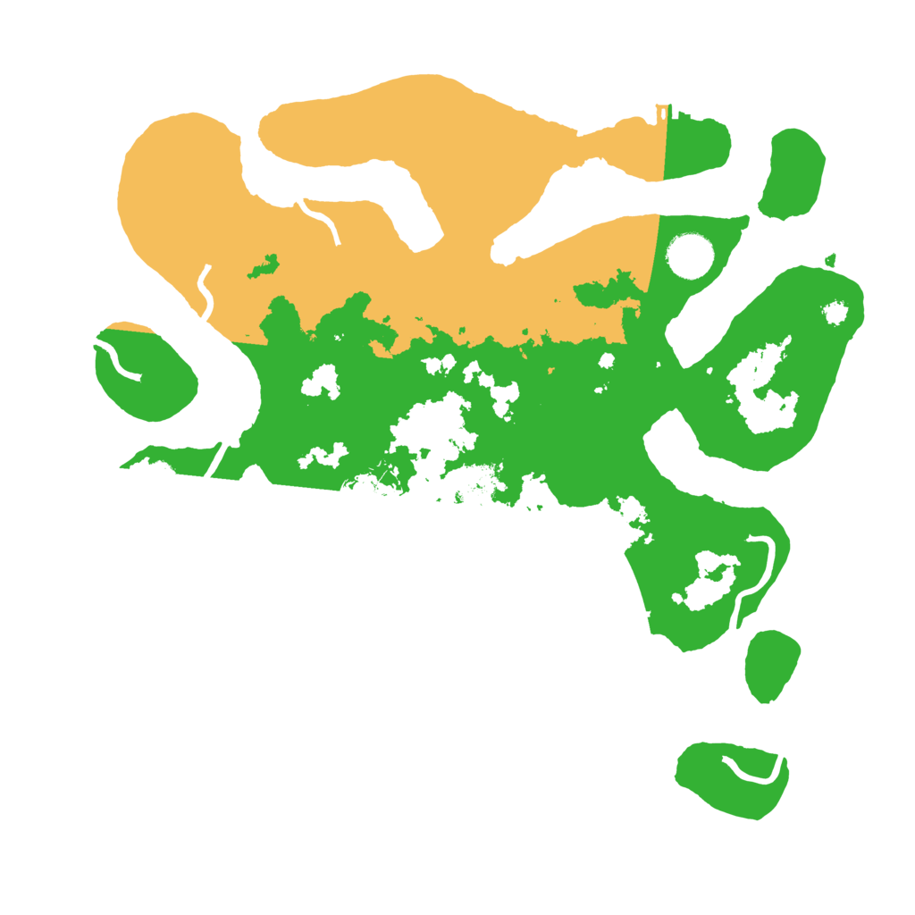 Biome Rust Map: Procedural Map, Size: 3500, Seed: 2852832