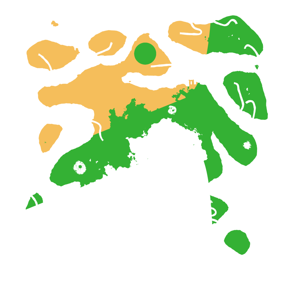 Biome Rust Map: Procedural Map, Size: 3500, Seed: 5758161